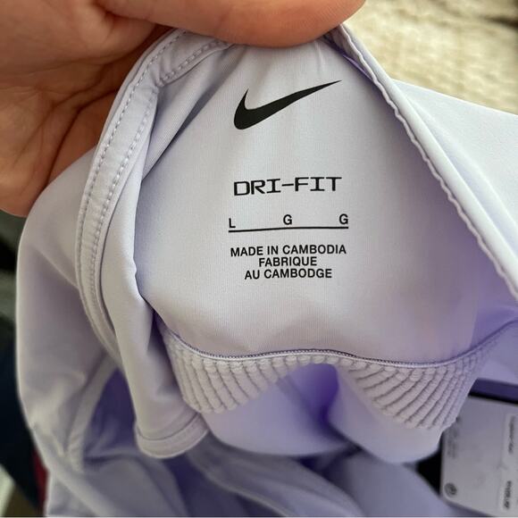 NWT Nike Purple Athleisure Tank Dress Women’s Size Large Tennis Golf Athleisure - Picture 11 of 12